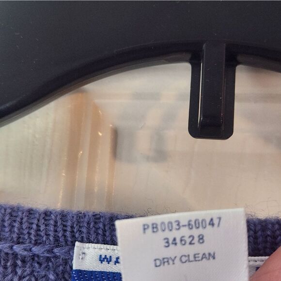 Vtg Pendleton SP SlateBlue Embroidered 100%VirginWool ButtonsUp Women’s Cardigan - Picture 5 of 7